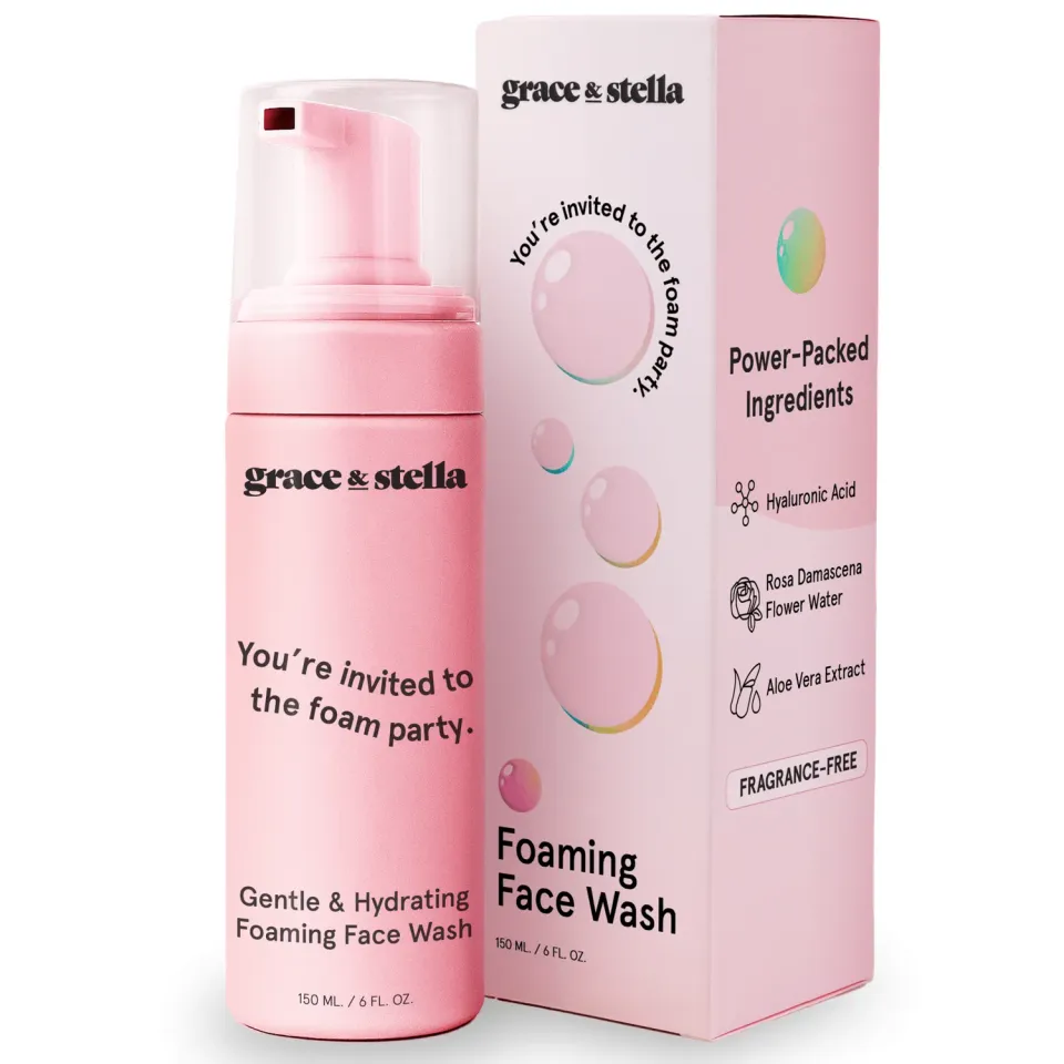 Grace & Stella Foaming Face Wash nettoyant visage 150 ml sans parfum