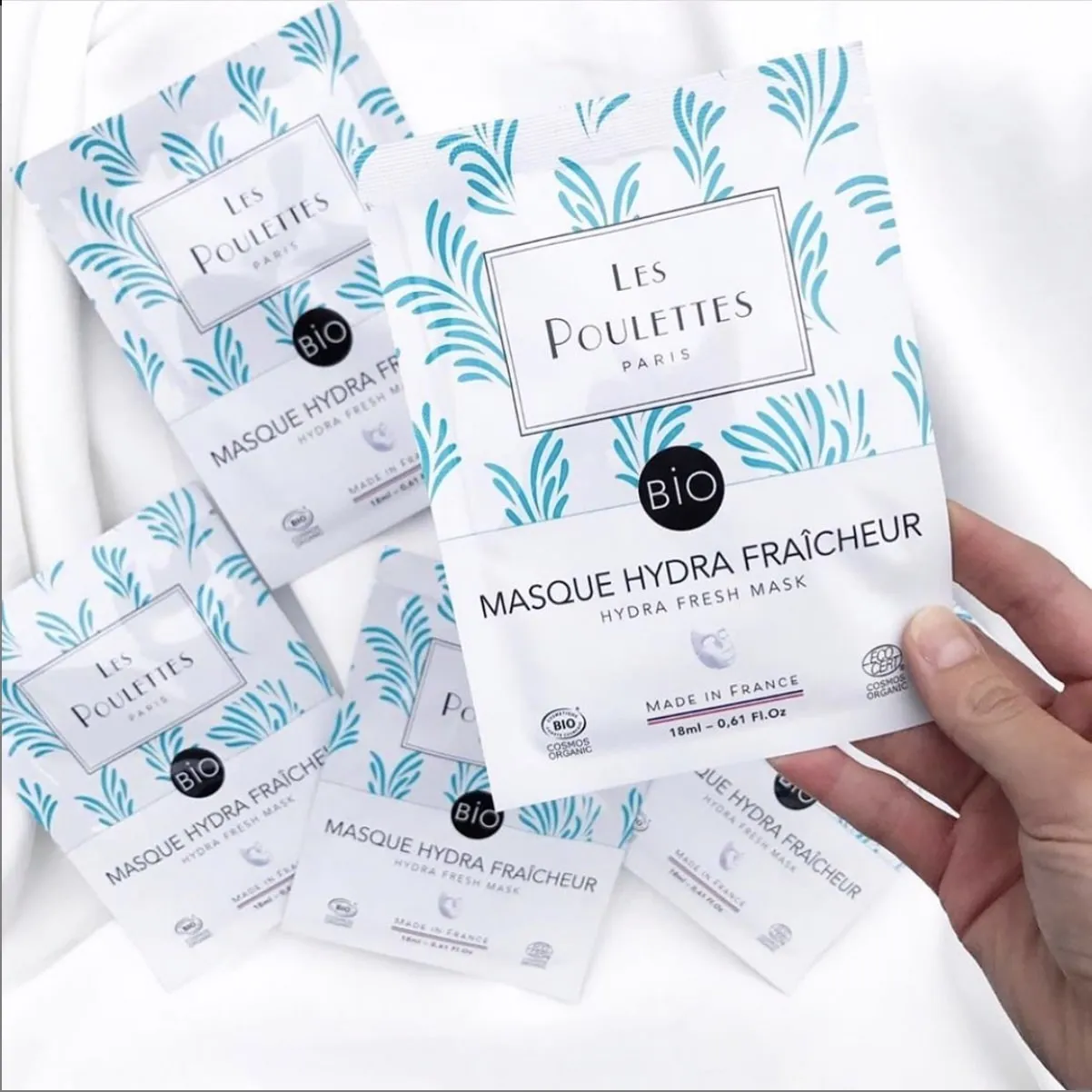 Les Poulettes Masque Hydra Fraîcheur hydratant aloe vera unidose