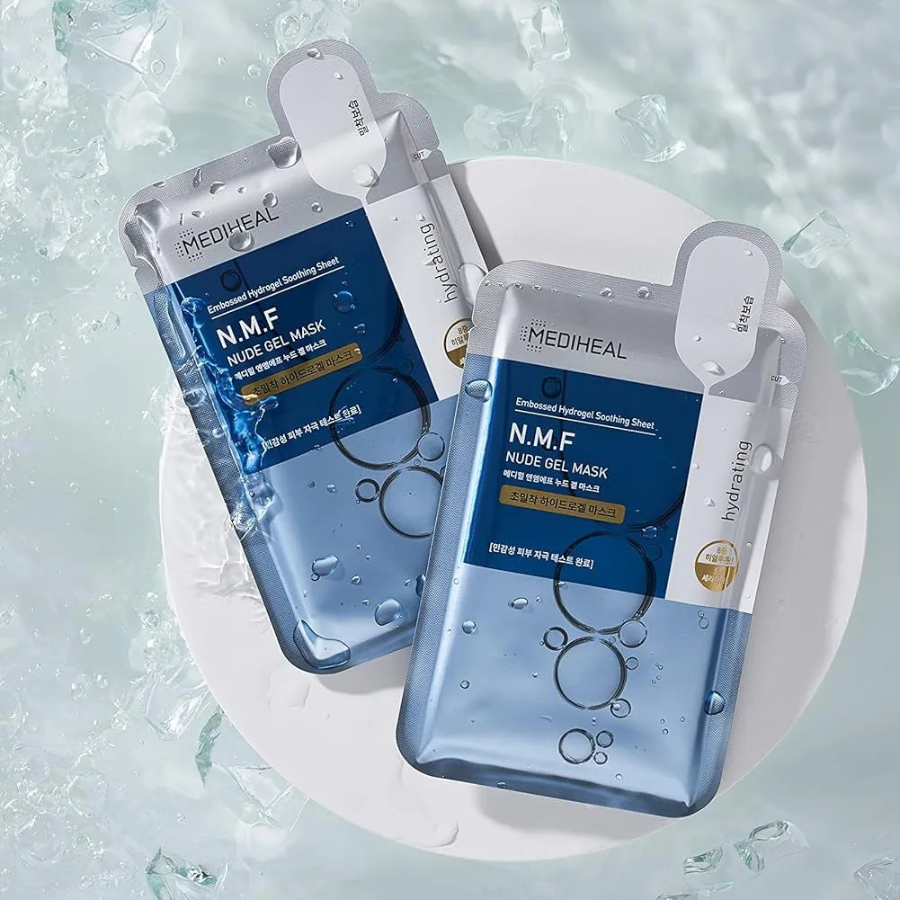 Mediheal N.M.F Nude Gel Mask masque visage 10 pièces hydratant