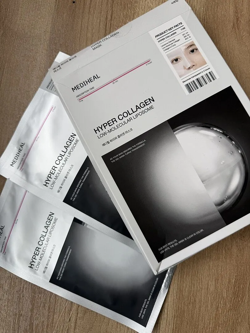 Mediheal Hyper Collagen masque gel visage 4 patchs raffermissant