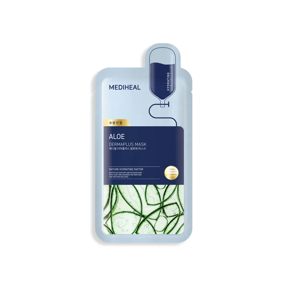 Mediheal Dermaplus Aloe Mask masque visage x10 apaisant