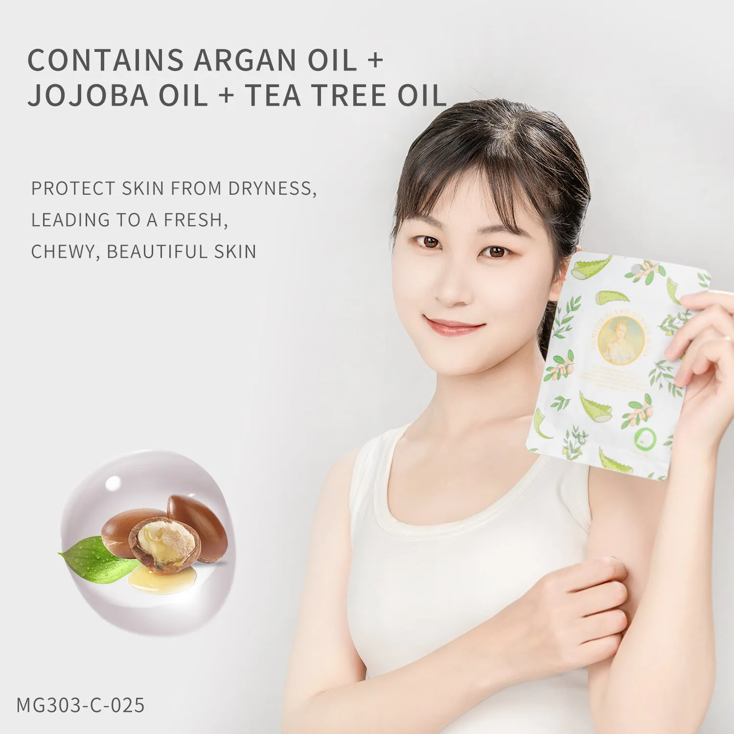 Mitomo Demeter 303 Rose Masque Visage 10 pièces