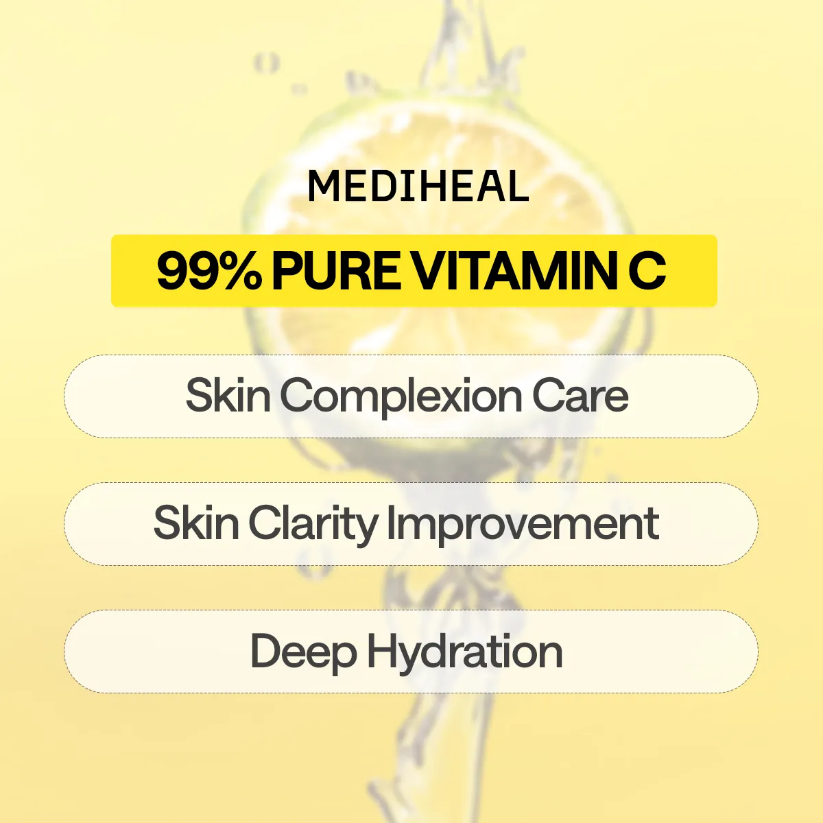 Mediheal Vitamin C Essential masque visage teint lumineux vitamine C