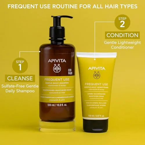 Apivita Frequent Use shampooing doux quotidien 500ml camomille