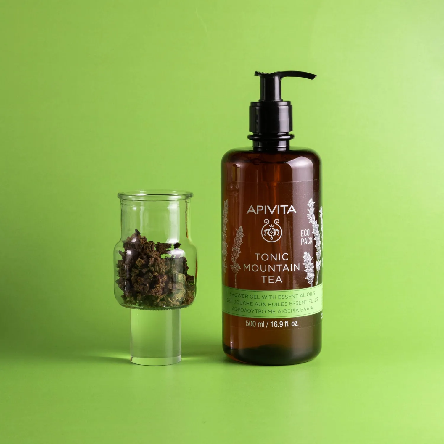 Apivita Mountain Tea gel douche thé montagne 500 ml
