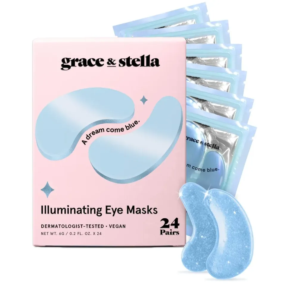 Grace & Stella Blue Eye Masks patch yeux 24 paires