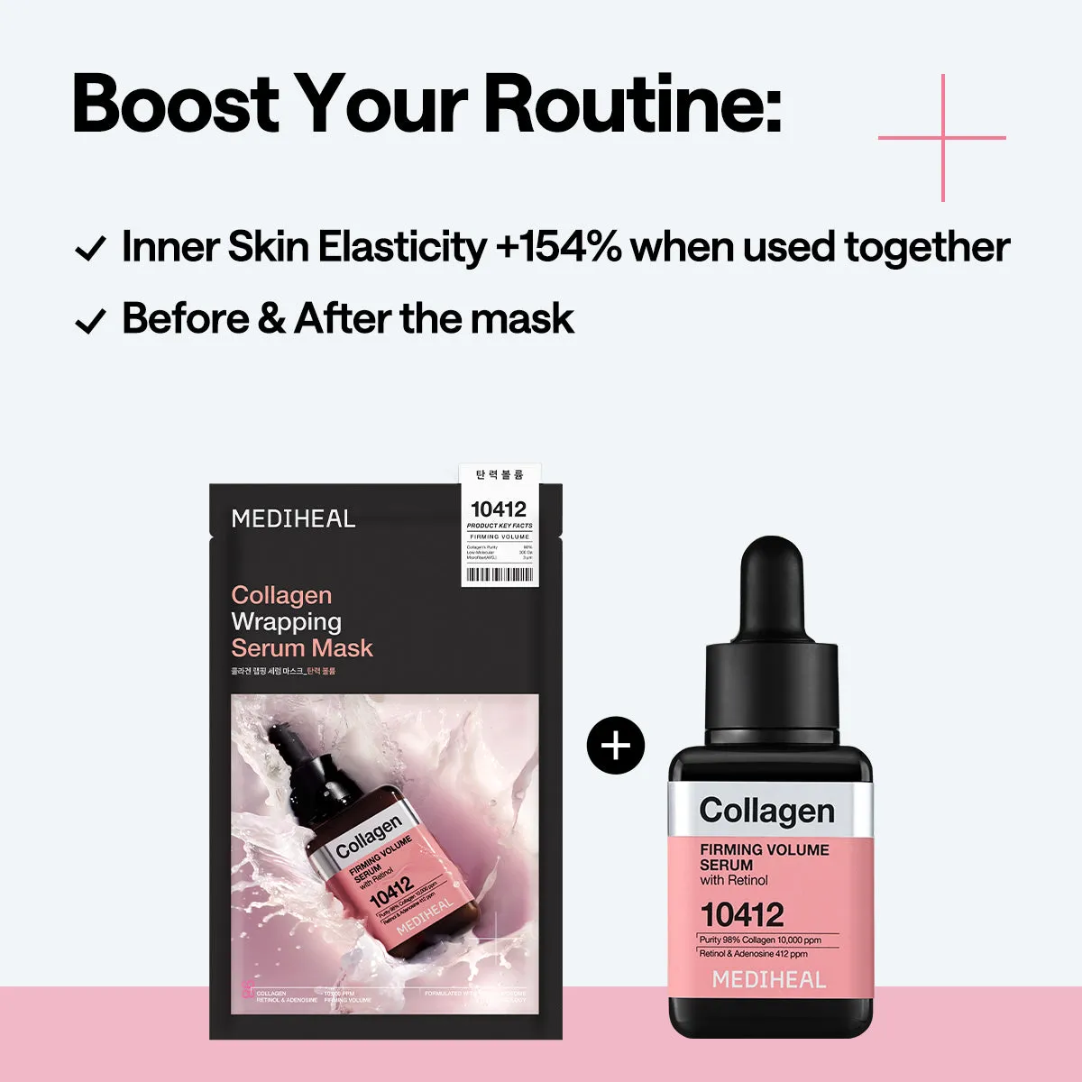 Mediheal Collagen Firming Volume Wrapping masque 10 pièces