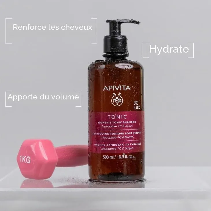 Apivita Shampoing Tonique Femme Antichute 500 ml volume