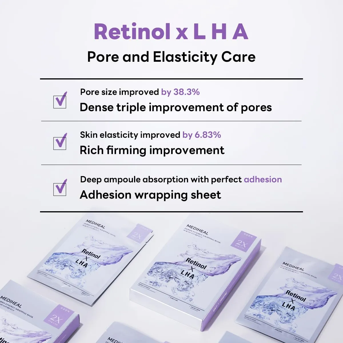 Mediheal Derma Synergy Pore masque visage 10 masques resserrant