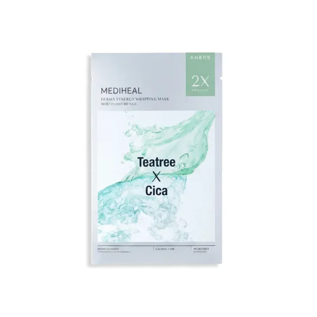 Mediheal Derma Synergy masque calming tea tree 4 pièces