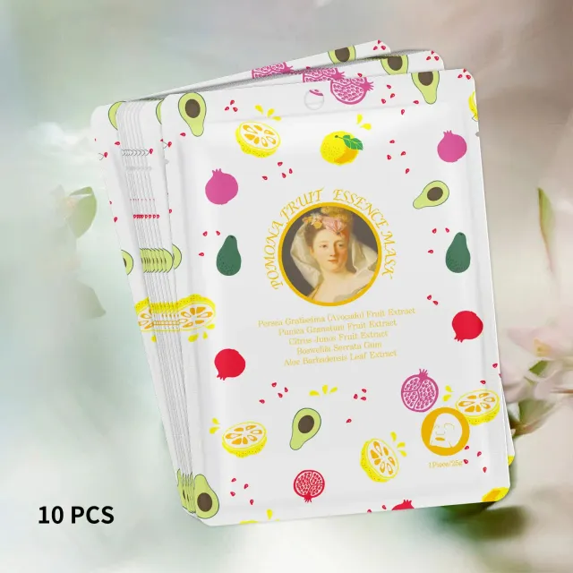 Mitomo Pomona 303 masque visage fruits éclat 10 pièces