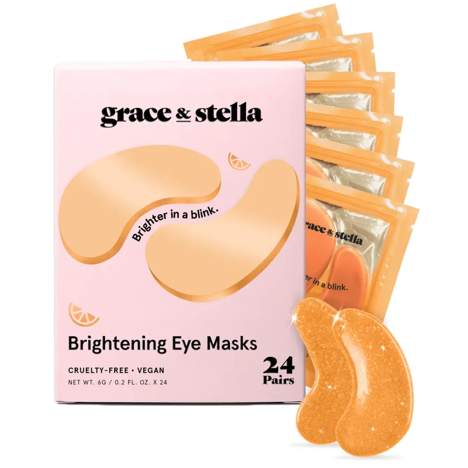 Grace & Stella Brightening patchs yeux orange vitamine C éclat