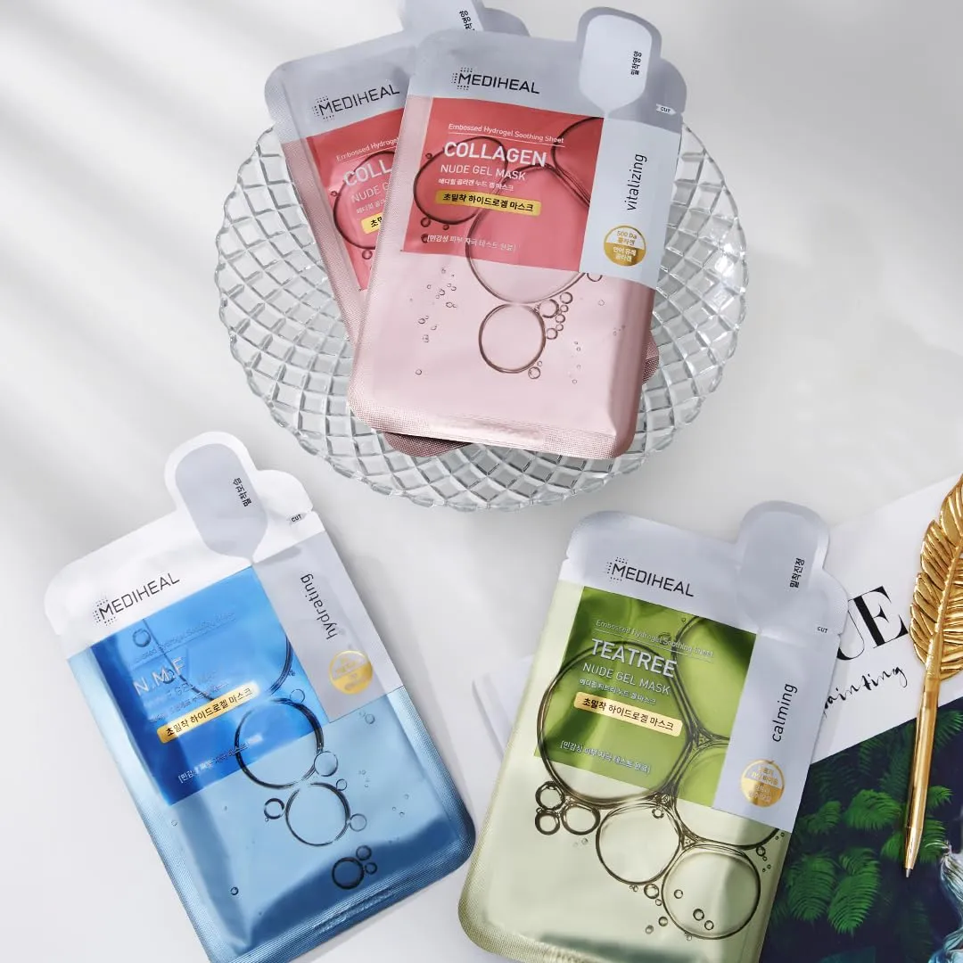 Mediheal N.M.F Nude Gel Mask masque visage 10 pièces hydratant