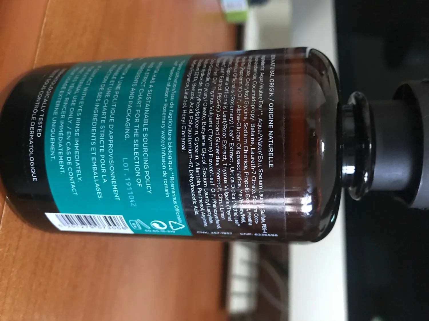 Apivita Cuir Chevelu Gras & Pointes Sèches shampoing 250 ml ortie