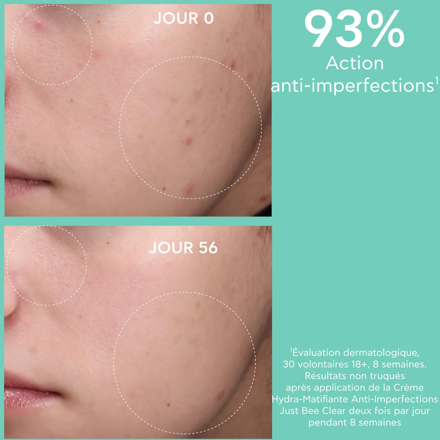 Apivita Just Bee Clear crème visage matifiante 40ml propolis