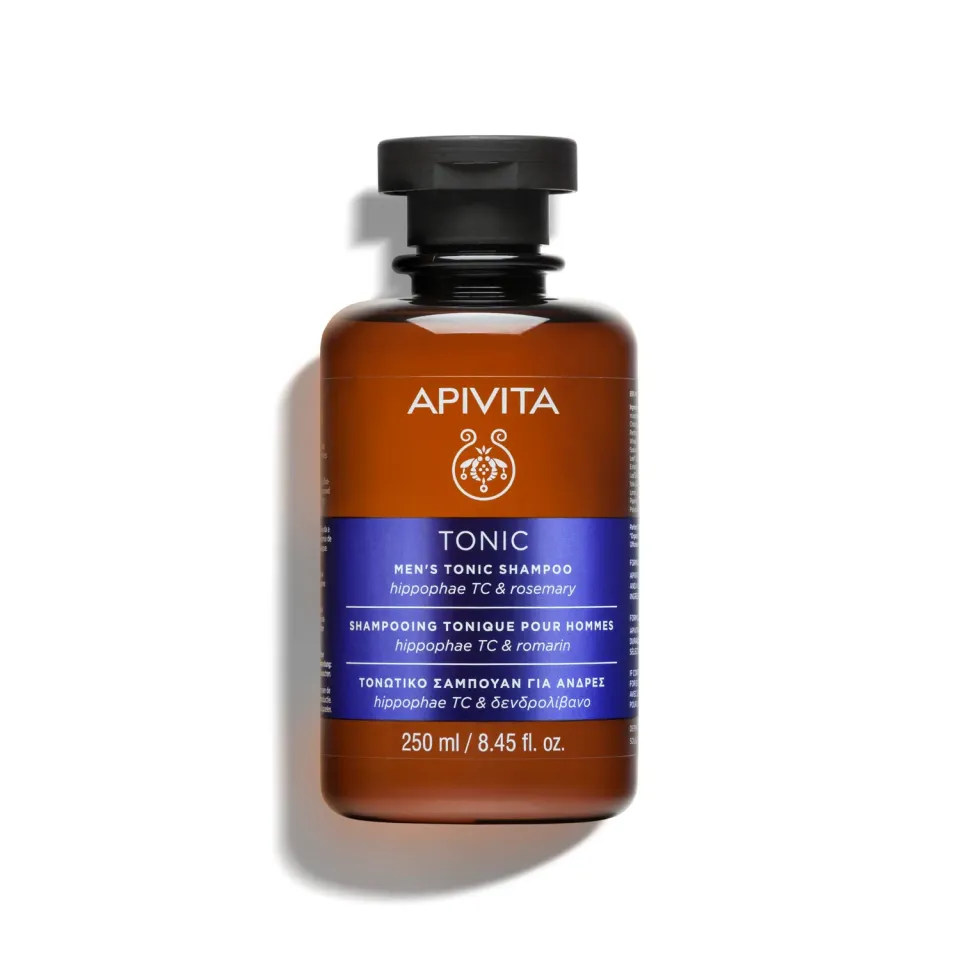 Apivita Shampoing Tonique Homme Antichute 250 ml sébum