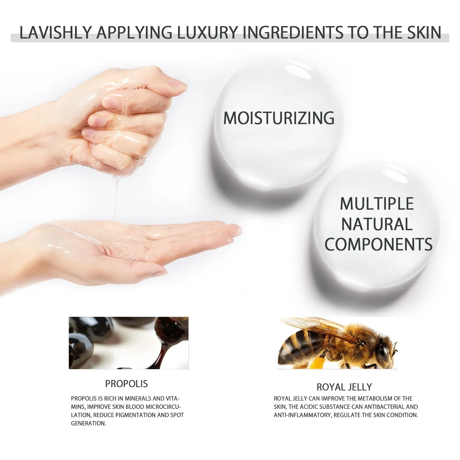 Mitomo Artemis 303 masque visage propolis x30 nourrissant