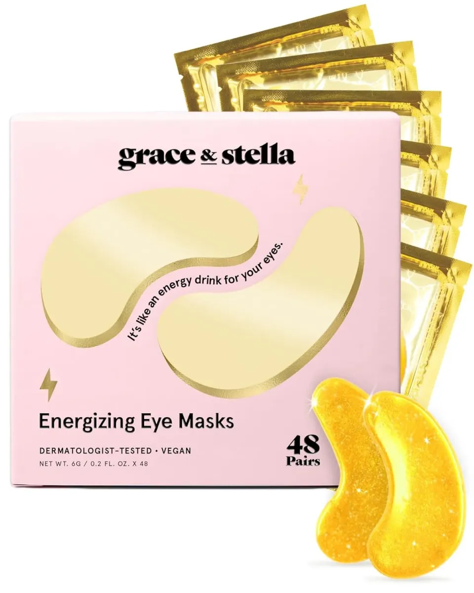 Grace & Stella Gold patchs yeux 48 paires éclat énergie