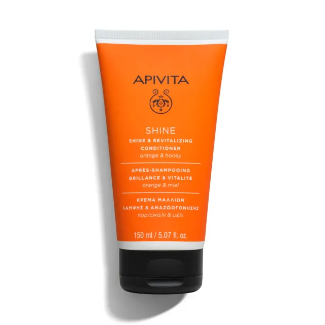 Apivita Shine après-shampooing 150 ml cheveux ternes