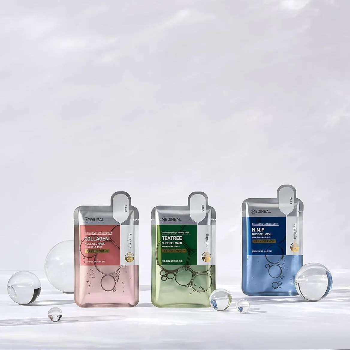 Mediheal Firming Nude Gel Mask masque visage 10 pièces collagène