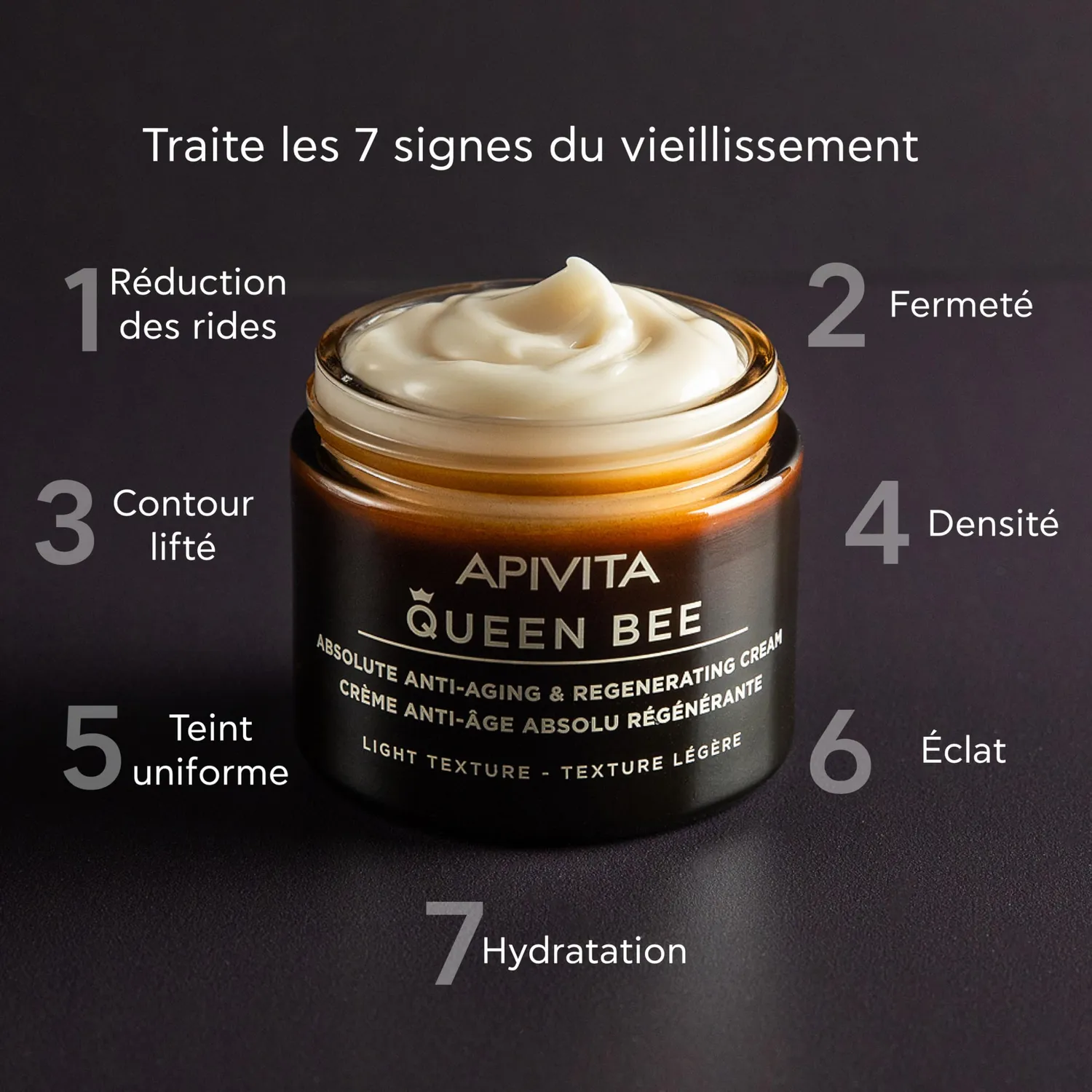 Apivita Queen Bee crème visage 50ml légère fermeté