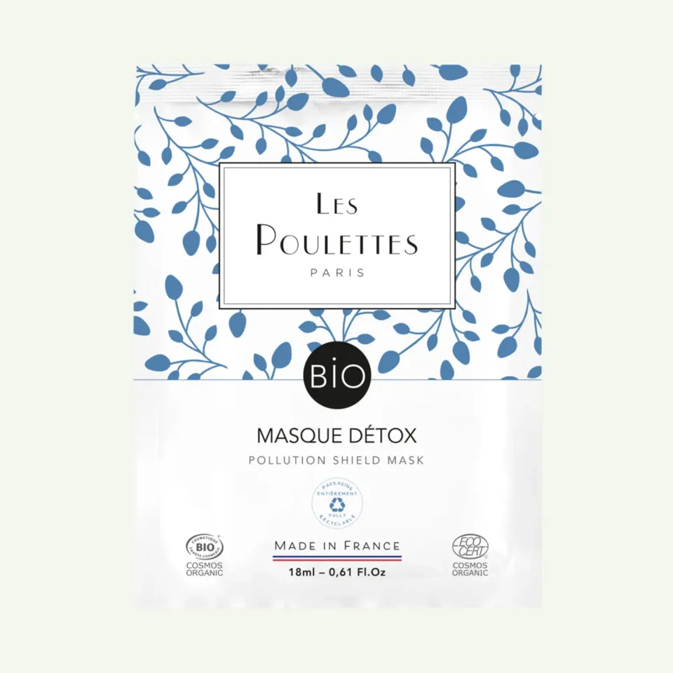 Les Poulettes Masque Détox masque visage anti-pollution 1 dose