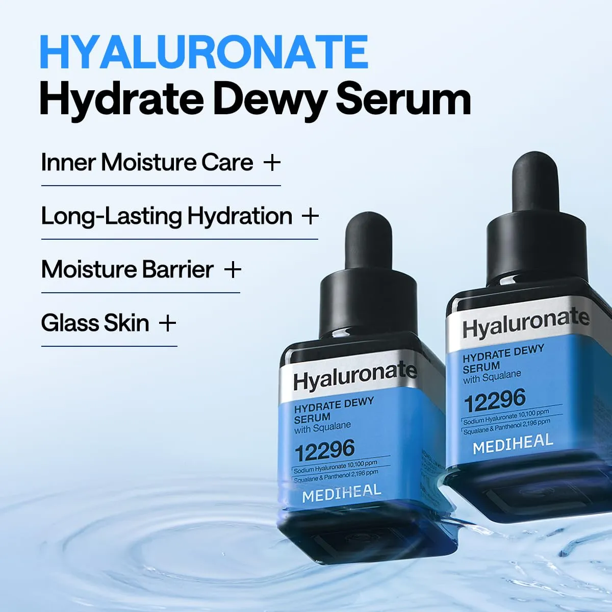 Mediheal Hyaluronate Hydrate Dewy Sérum 40 ml acide hyaluronique