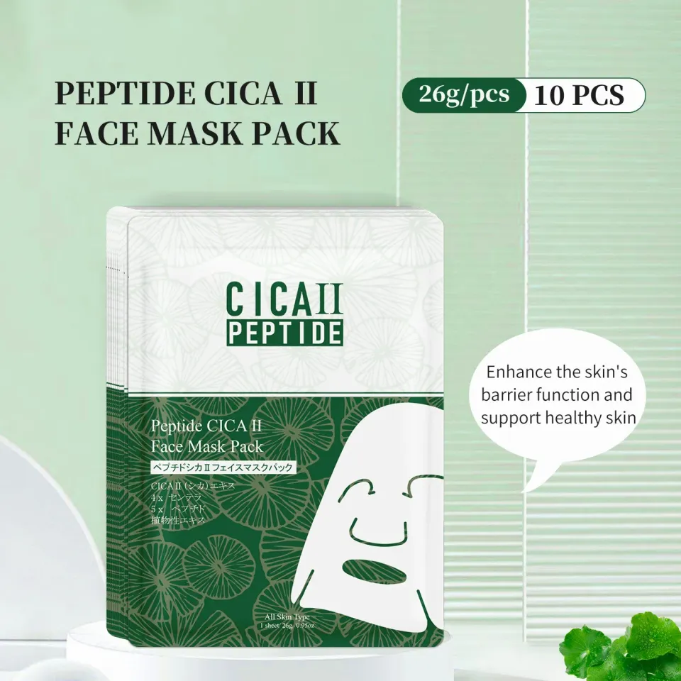 Mitomo Peptide CICA II masque visage hydratant