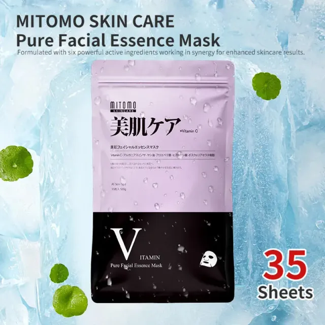 Mitomo Skin Care masque visage coco acerola 35 pièces
