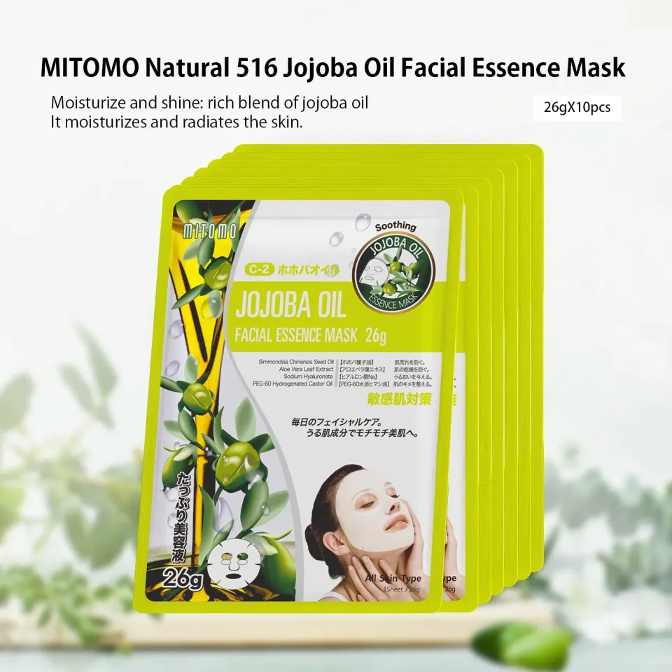 Mitomo MT Natural 516 Jojoba masque visage peau sèche