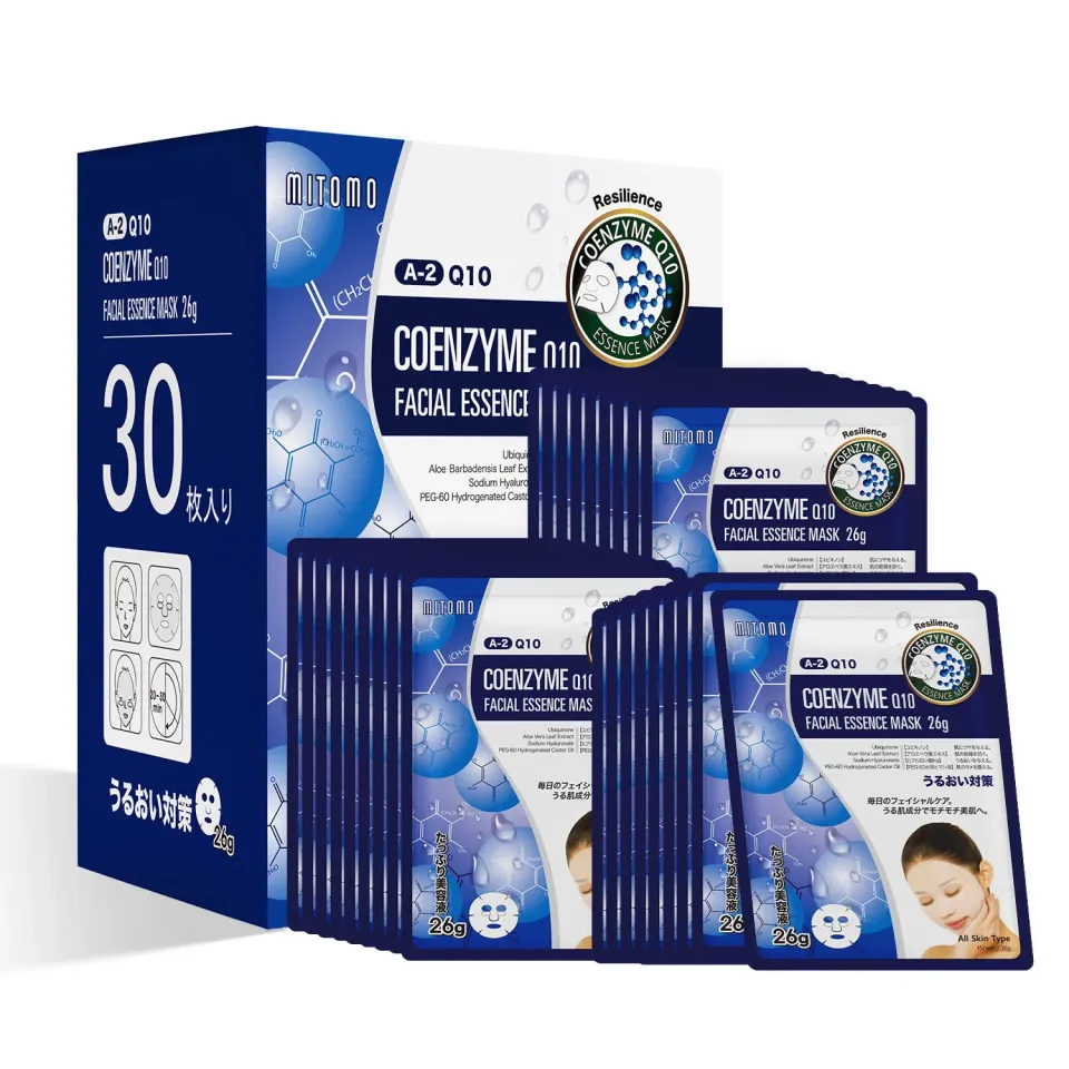 Mitomo MT 512 Q10 masque visage 30 pièces éclat