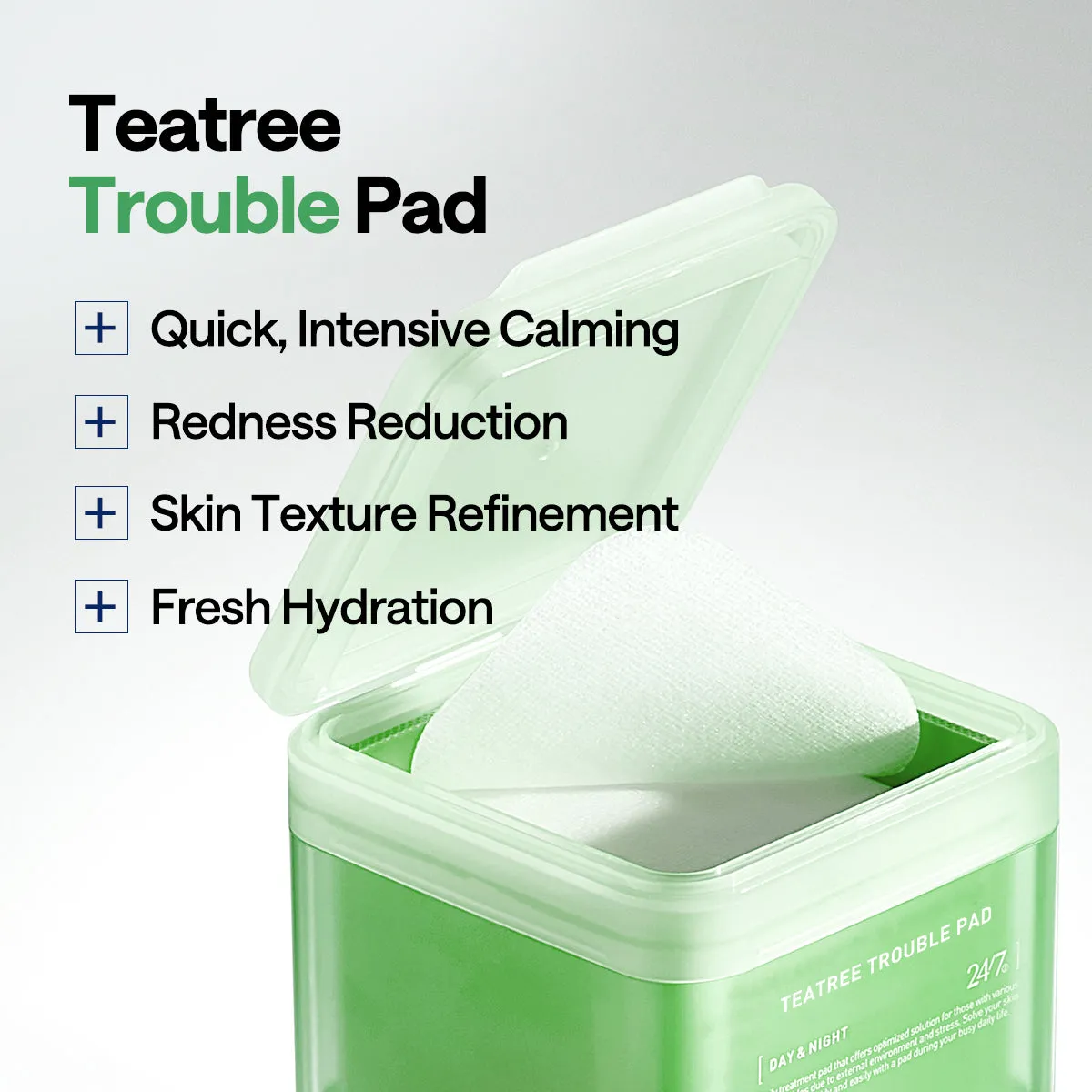 Mediheal Teatree Trouble Pad toner 100 pads peau grasse