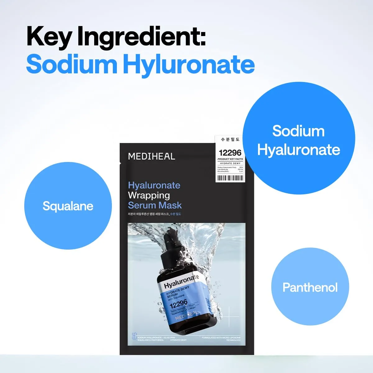 Mediheal Hyaluronate Wrapping Serum masque hydratant