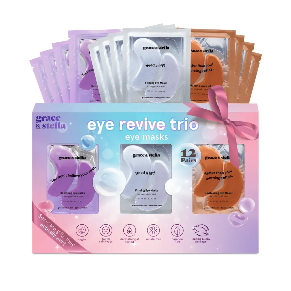 Grace & Stella Eye Revive Trio Patch Yeux 12 paires fermeté