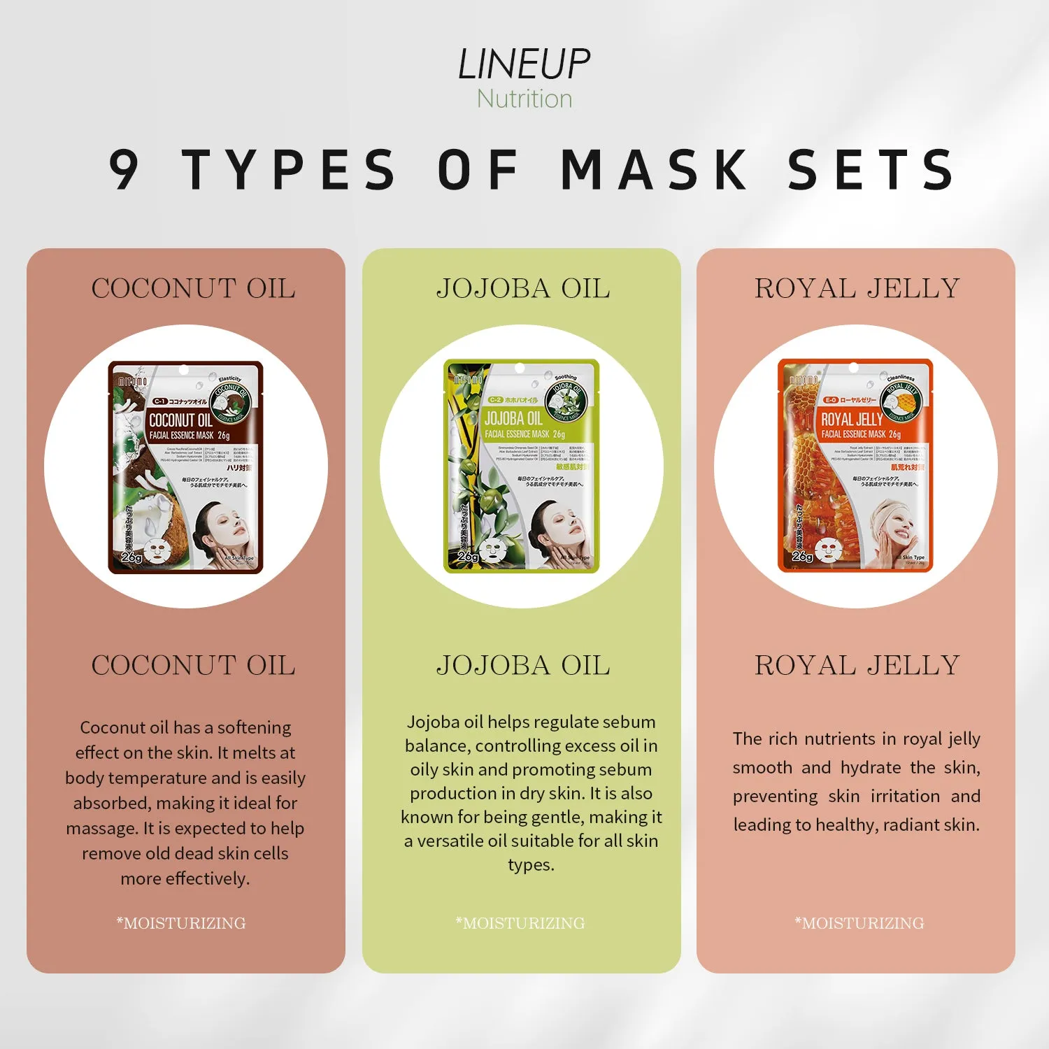 Mitomo Radiant Glow coffret masques visage 30 pièces