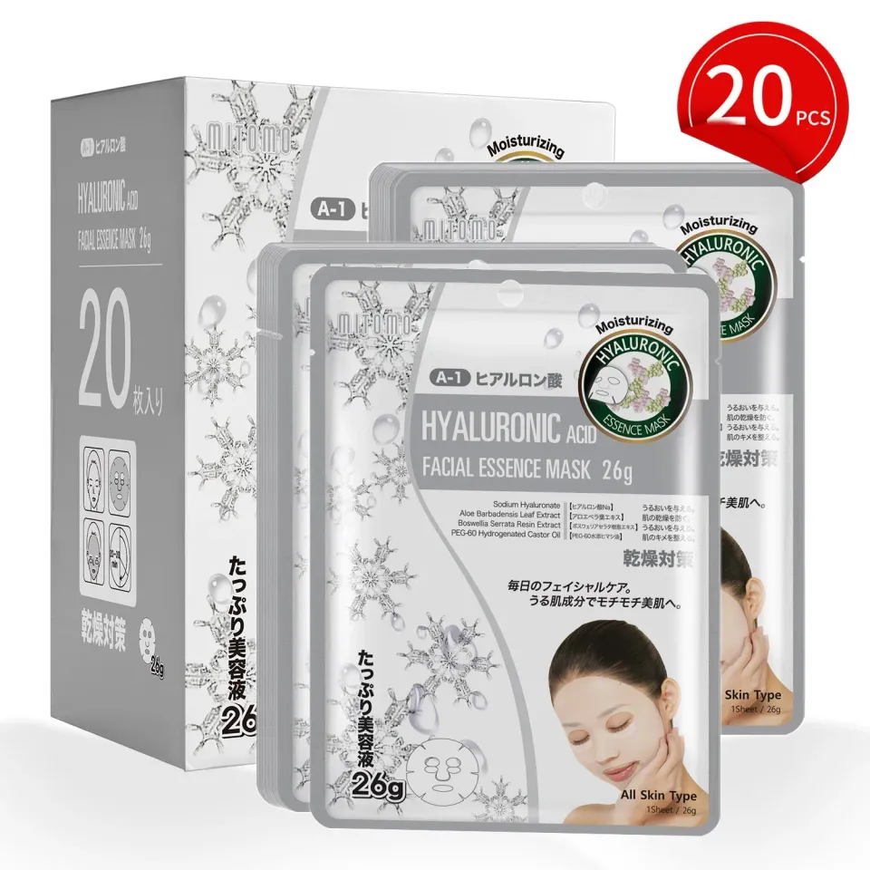 Mitomo MT Acide Hyaluronique MTSS00512-A-1 masque 20 pcs
