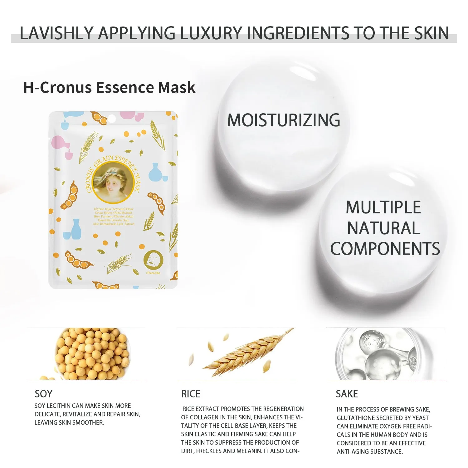 Mitomo Beauty Goddess TKMG coffret 16 masques hydratants