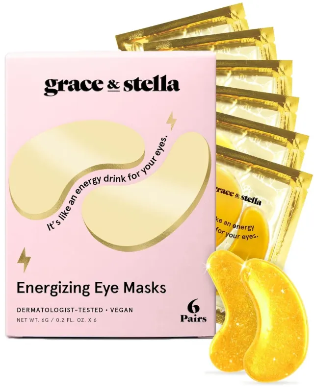 Grace & Stella Energizing Gold patchs yeux 6 paires éclat