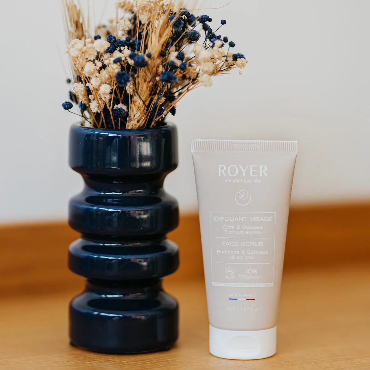 Royer exfoliant visage bave d'escargot bio micro-grains