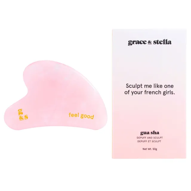 Grace & Stella Gua Sha pierre visage sculptant éclat