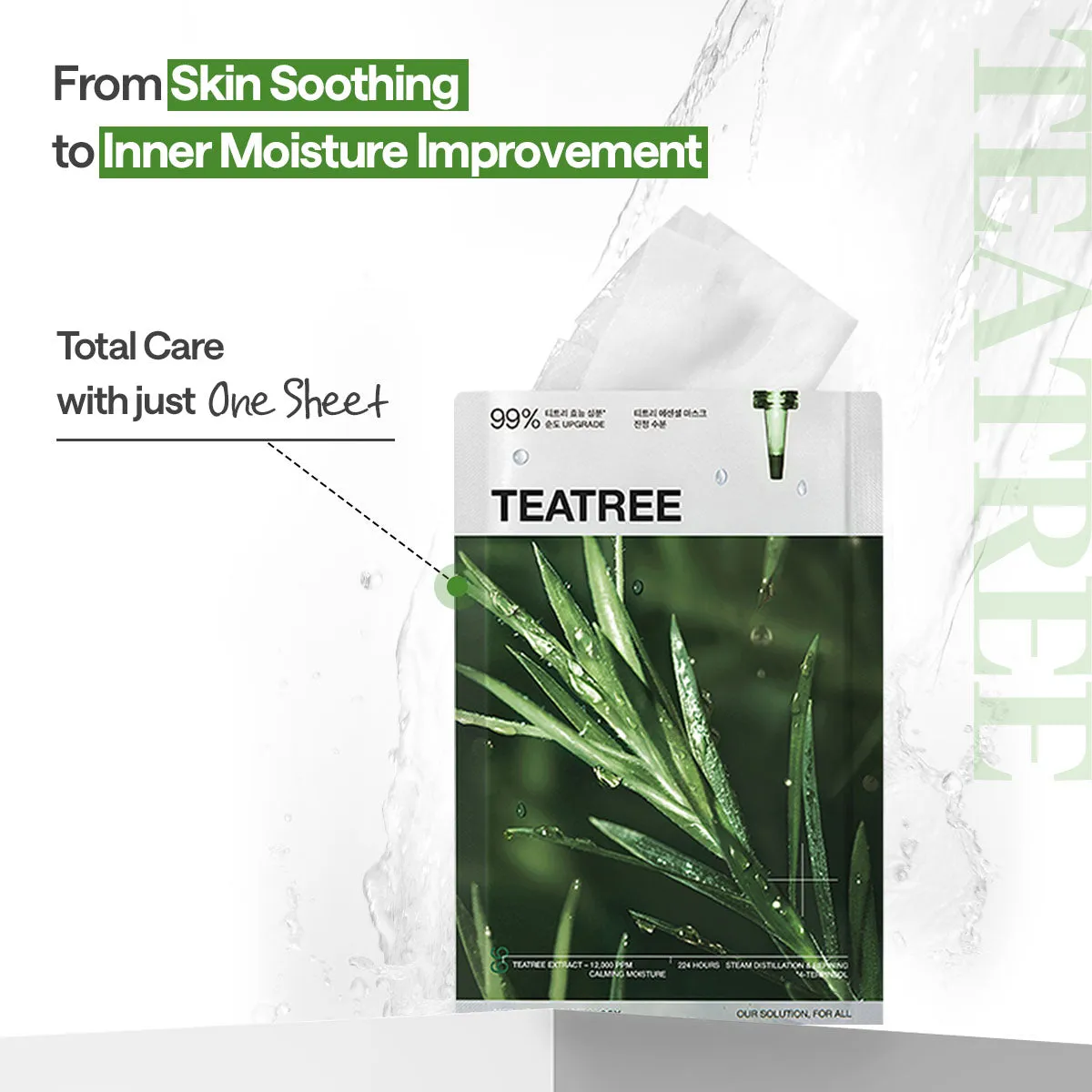 Mediheal Teatree Essential Mask masque visage apaisant tea tree