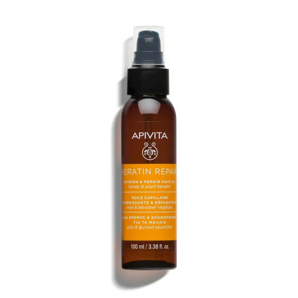 Apivita Nourrissante Réparatrice huile capillaire 100ml miel