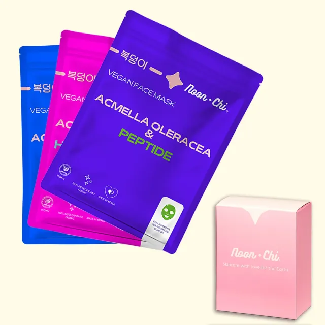 Noon-Chi Collagen Architect 3X kit 3 masques tissu lifting