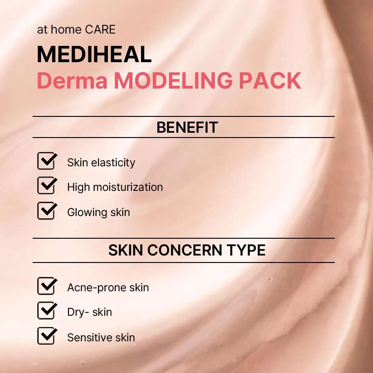 Mediheal Derma Modeling Pack Collagen masque fermeté collagène