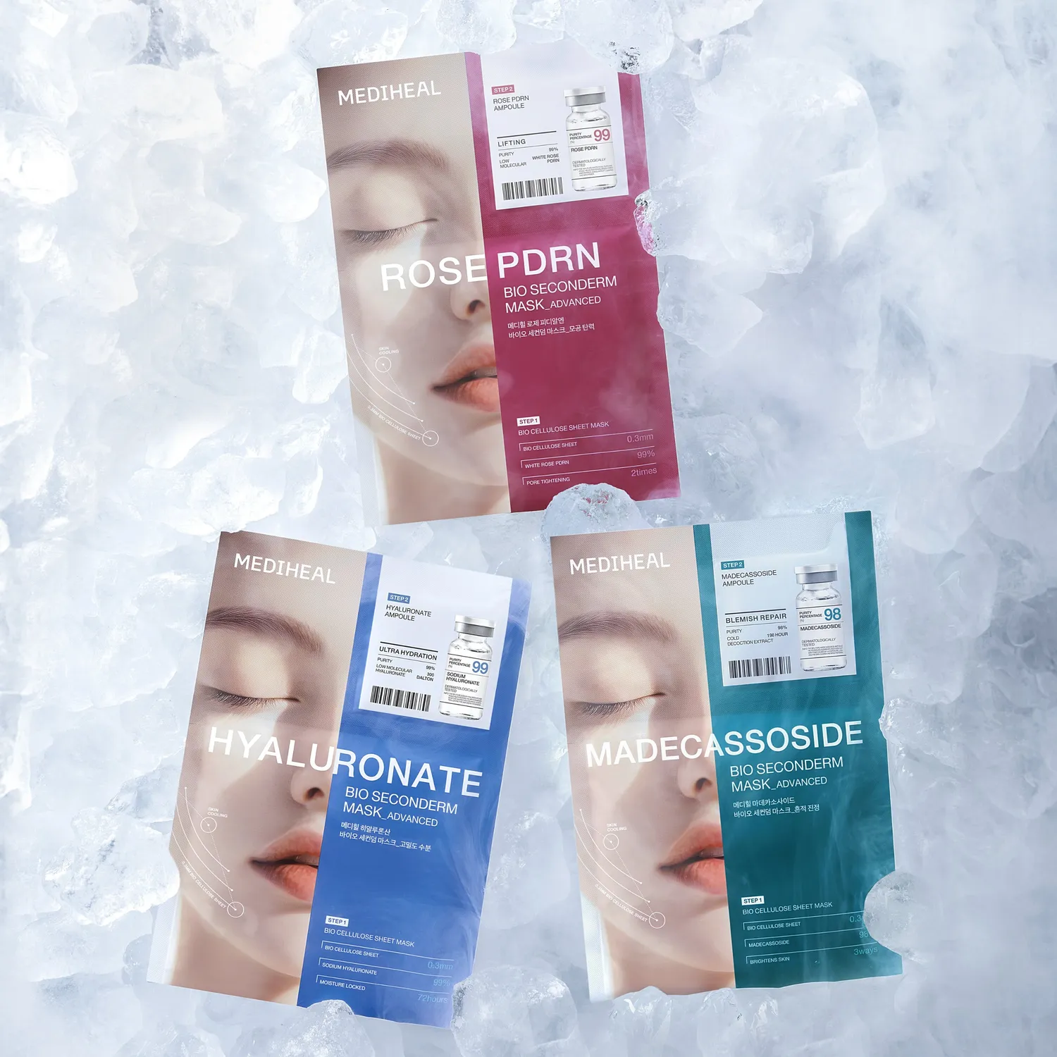 Mediheal Madecassoside Bio Seconderm Mask masque 2 étapes