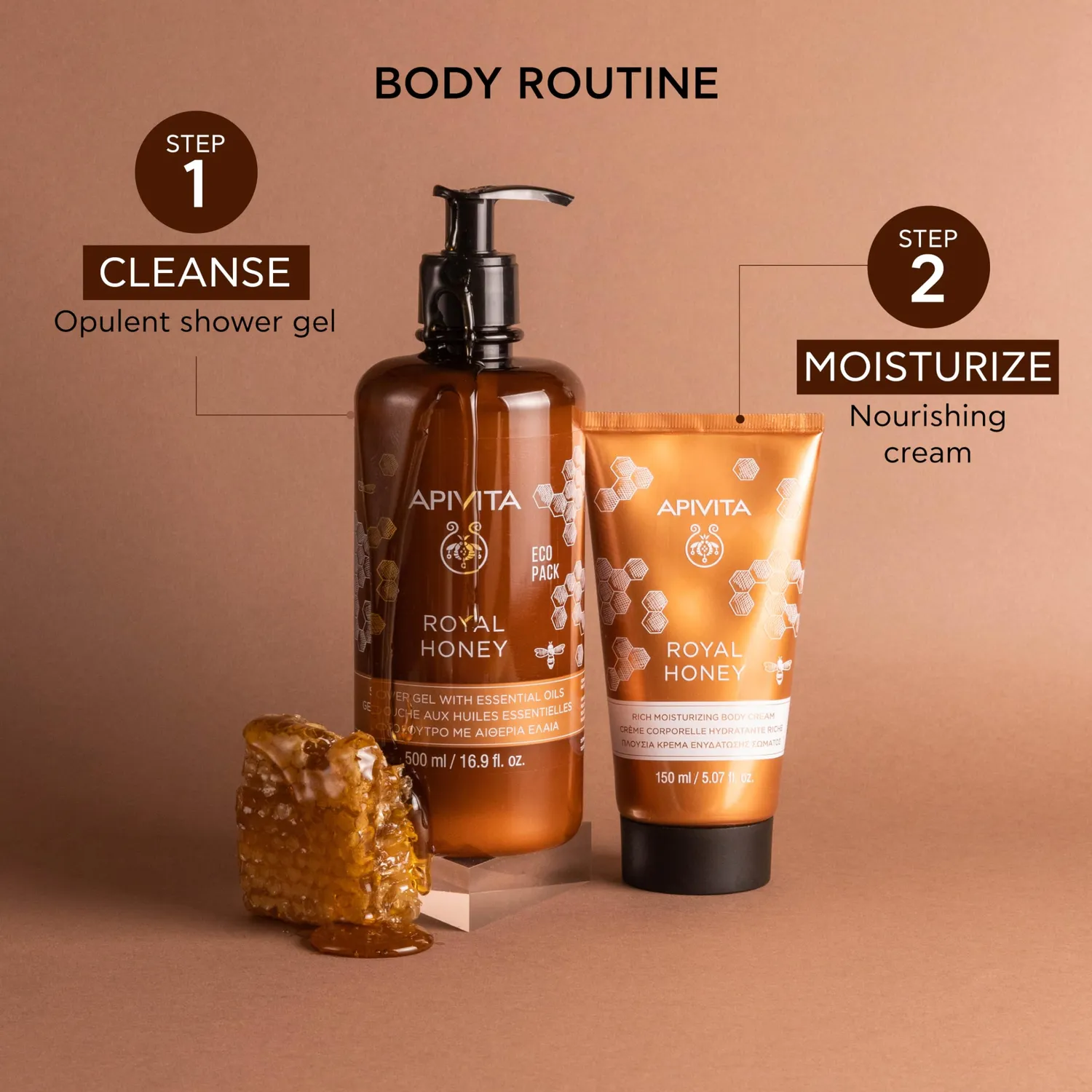 Apivita Royal Honey gel douche miel thym 500 ml