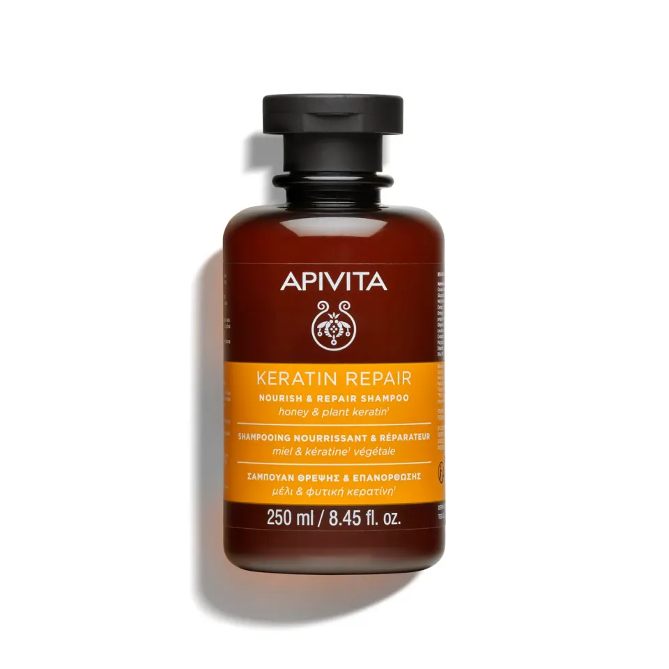 Apivita Keratin Repair shampooing kératine 250 ml réparateur
