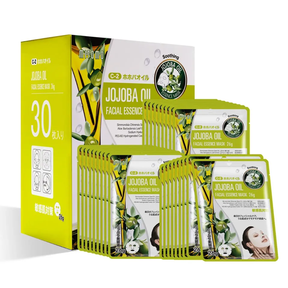 Mitomo Natural 512 MTSS00512-C-2J 30 masques jojoba secs