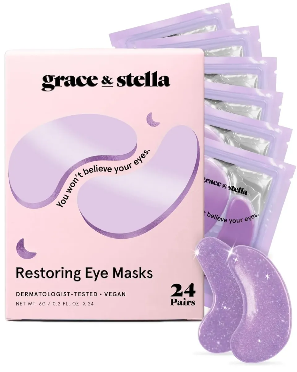 Grace & Stella Restoring Purple patchs yeux 24 paires rétinol