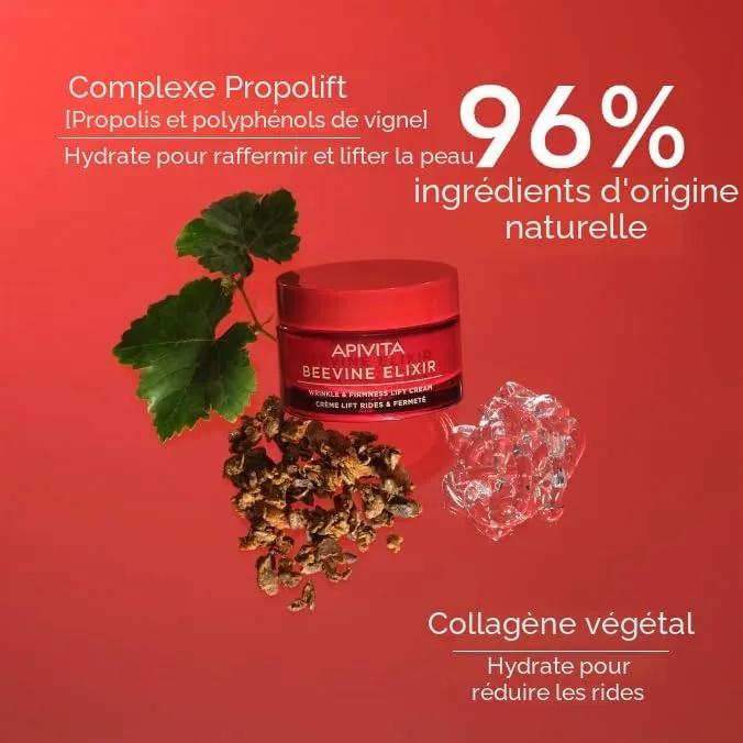 Apivita Beevine Elixir Crème lift légère rides fermeté 50ml